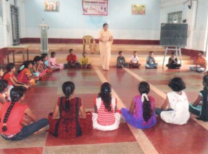 Beim Patenkindertreffen in Mount Rosary